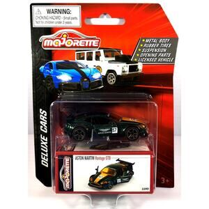 Majorette Deluxe Cars ASTON MARTIN VANTAGE GT8, New, See Pics/Description!